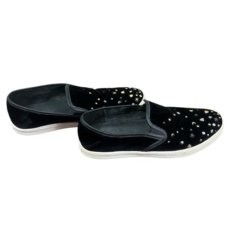 Coach Black Slip-On Sneakers with Studded Accents - Picture 5 of 9
